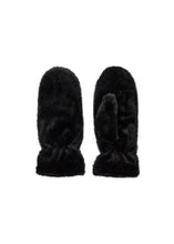 Load image into Gallery viewer, Black Fur Mittens - Soya Concept