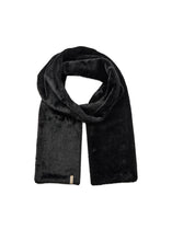 Load image into Gallery viewer, Black Long Faux Fur Scarf - Soya Concept