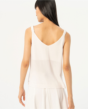 Load image into Gallery viewer, 024- Ruffle Detail Strap Top- White- Surkana
