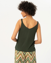 Load image into Gallery viewer, 024- Ruffle Detail Strap Top- Khaki - Surkana