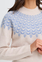Load image into Gallery viewer, Sky Blue Print Sweater - Fransa