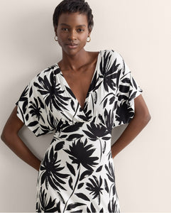 717 - Midi Dress with Wide Sleeves - Surkana