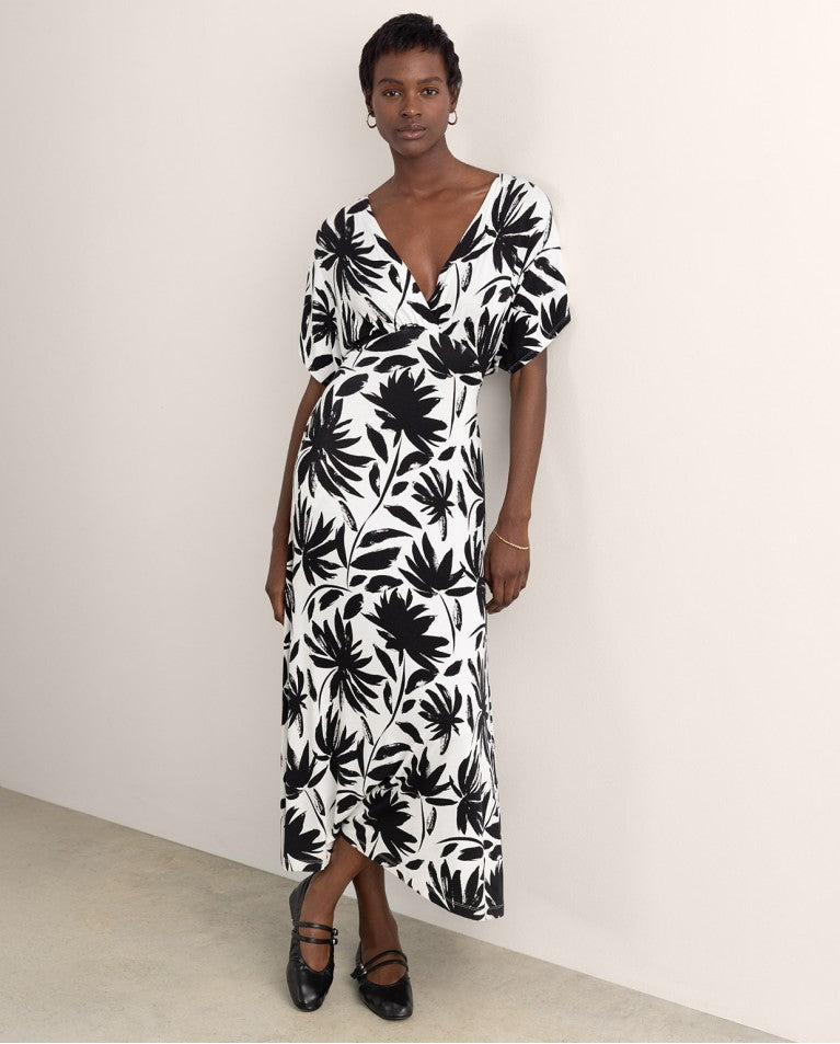 717 - Midi Dress with Wide Sleeves - Surkana
