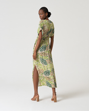 Load image into Gallery viewer, 721 - V-Neck Dress - Green - Surkana