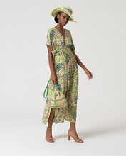 Load image into Gallery viewer, 721 - V-Neck Dress - Green - Surkana