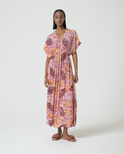 Load image into Gallery viewer, 721 - V-Neck Dress - Pink - Surkana