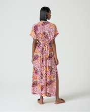 Load image into Gallery viewer, 721 - V-Neck Dress - Pink - Surkana