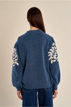 Load image into Gallery viewer, Denim Blue Knitted Sweater - Molly Bracken
