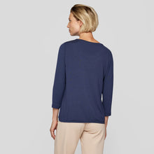Load image into Gallery viewer, 214308 - Blue Printed Long Sleeve T-shirt - Rabe