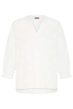 Load image into Gallery viewer, White Floral Appliqué Shirt- Fransa