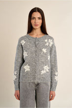 Load image into Gallery viewer, Ash Grey Knitted Cardigan - Molly Bracken