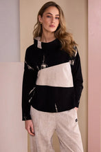 Load image into Gallery viewer, High Neck Top With Corded Angle Section - Naya