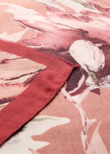 Dark Red Print Scarf - Soya Concept