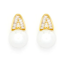 Load image into Gallery viewer, T214EML - Pearl Earrings - Knight &amp; Day