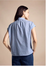 Load image into Gallery viewer, 344808 - Blue Strip Collar Blouse - Street Onne