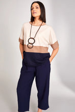 Load image into Gallery viewer, S24228- Navy Slouch Trouser - Peruzzi