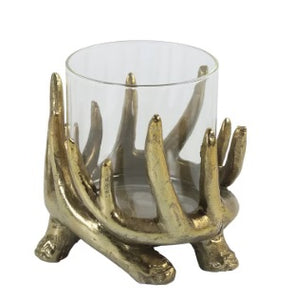 Gold XL Antler Candleholder