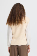 Load image into Gallery viewer, Cream Knitted Sleeveless Jumper
