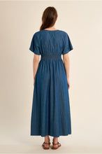 Load image into Gallery viewer, Dark Blue Denim Woven Dress- Molly Bracken