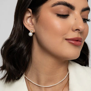 T214EML - Pearl Earrings - Knight & Day