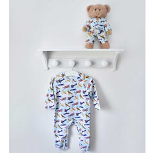 Load image into Gallery viewer, Vintage Plane Print Jumpsuit- Powell Craft