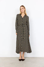 Load image into Gallery viewer, Black Print Dress - Soya Concept