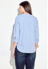 Load image into Gallery viewer, 344696 - Striped V-Neck Blouse  - Cecil