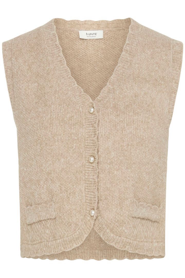 Pearl Button Waistcoat - B-young