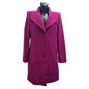 3/4 Length Coat - Cercise Pink - Christina Felix