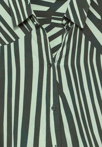 143963- Stripe Print Dress - Cecil