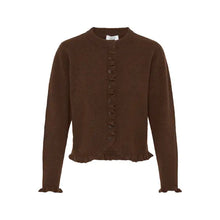 Load image into Gallery viewer, Brown Frill Cardigan- B. Young