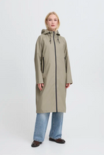 Load image into Gallery viewer, Khaki Zip Up Raincoat  - b.young