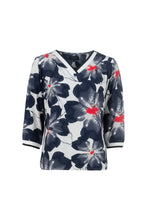 Load image into Gallery viewer, Floral Print V- Neck Top - Soquesto