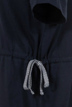 Load image into Gallery viewer, Navy Tshirt with Gather Detail- Soquesto