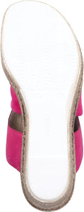 68789- Pink Wedged Slip on Sandal- Rieker