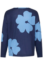 Load image into Gallery viewer, Navy&amp;Blue Floral Top - b.young