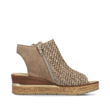 Load image into Gallery viewer, 63791-60 - Woven High Wedge Sandal - Rieker