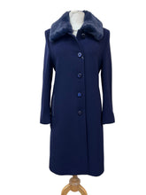 Load image into Gallery viewer, Long Wool Coat -Navy- Christina Felix