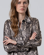 Load image into Gallery viewer, Animal Print Shirt - Grey - Surkana