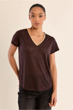Load image into Gallery viewer, Knitted T-shirt Chocolate- Molly Bracken