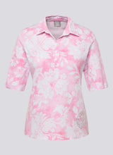 Load image into Gallery viewer, 222352 - Pink Floral Print T-shirt - Rabe