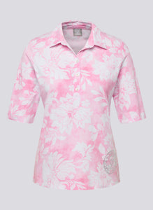 222352 - Pink Floral Print T-shirt - Rabe