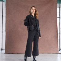 Load image into Gallery viewer, Open Weave Square Top with Contrast Hood &amp; Pocket  - Naya
