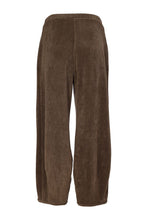 Load image into Gallery viewer, Army Green Soft Cord Trouser With Binding Hemline - Naya