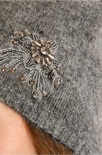 Load image into Gallery viewer, Ladies Knitted Hat Dark Grey - Molly Bracken
