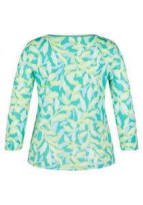 211350 - Abstract leaf Pattern T-Shirt - Rabe