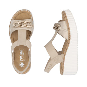 69158-60 - Sandal with Chain Detail - Reiker