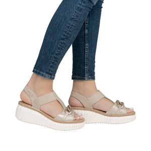 69158-60 - Sandal with Chain Detail - Reiker