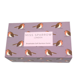 Miss Sparrow Sock Gift Box