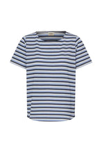 Load image into Gallery viewer, Navy&amp;Blue stripe T-shirt - Fransa